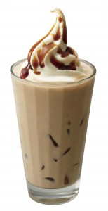 ほうじ茶ソフトクリームラテ